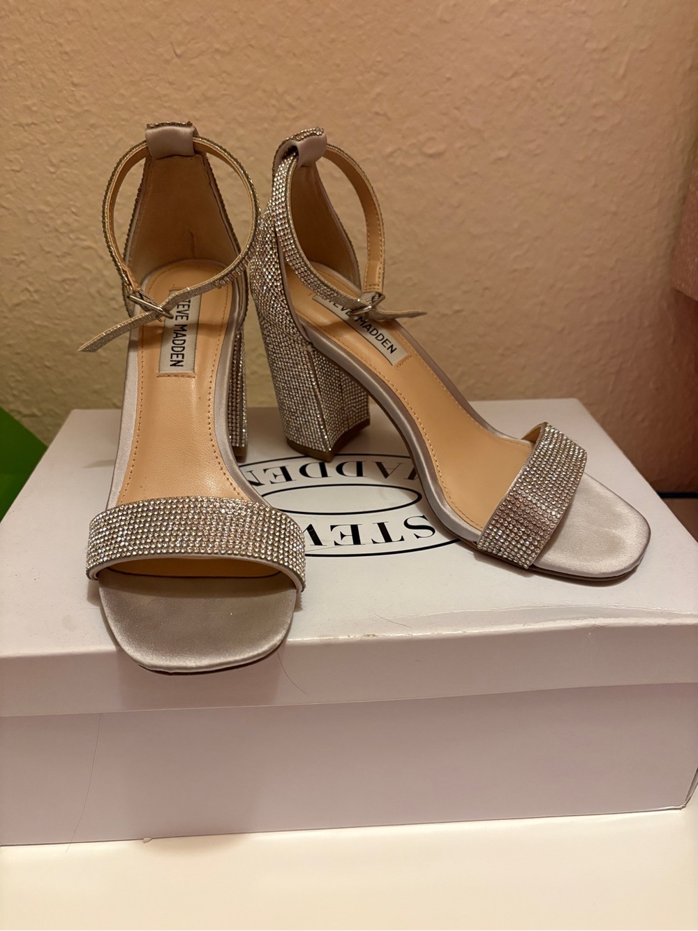 Steve Madden Gigi Rhinestone Heels